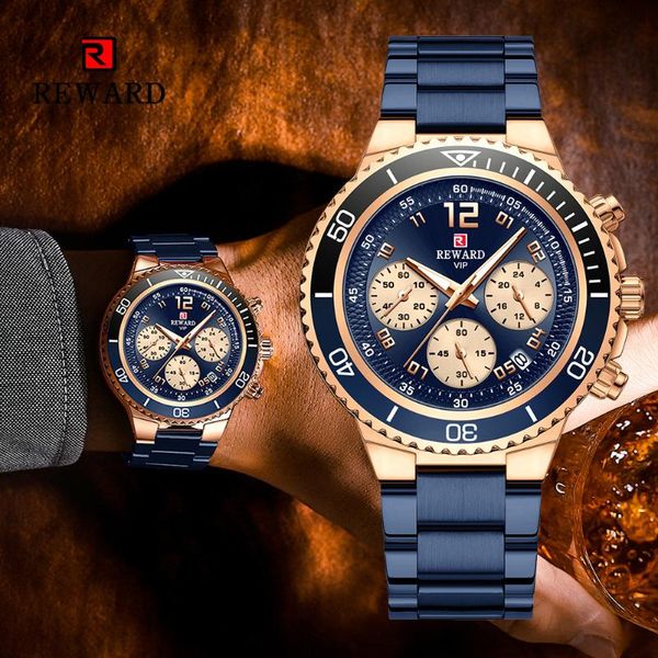 wristwatches reward men's multifunctional chronograph wristwatches,stainsteel steel band fashion quartzuartz waterproof watch, Slivery;brown
wristwatches reward men's multifunctional chronograph wristwatches,stainsteel steel band fashion quartzuartz waterproof watch, Slivery;brown