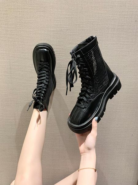 boots shoes lolita zipper flat heel boots-women rubber white ankle low rock ladies 2021 summer pu fabric scandals solid square t, Black
boots shoes lolita zipper flat heel boots-women rubber white ankle low rock ladies 2021 summer pu fabric scandals solid square t, Black