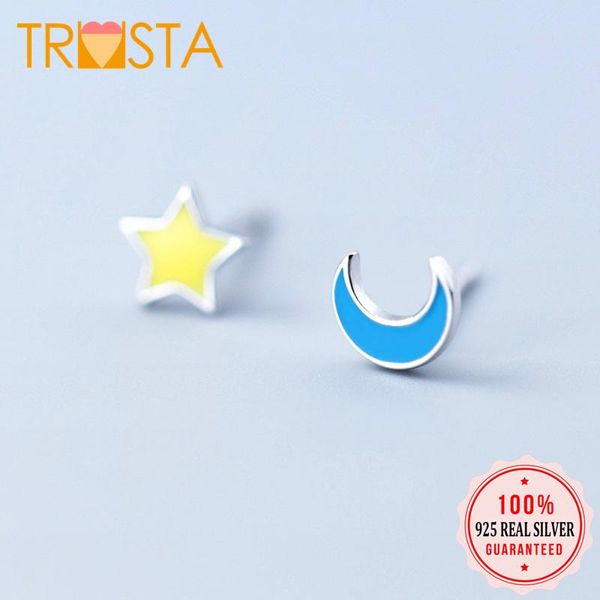 stud trusta 100% 925 solid real sterling silver asymmetric star moon mixed color earring for teen fine jewelry brincos ed20, Golden;silver
stud trusta 100% 925 solid real sterling silver asymmetric star moon mixed color earring for teen fine jewelry brincos ed20, Golden;silver