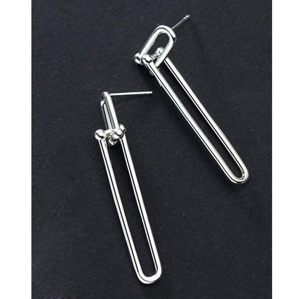 stud mlkenly 100% 925 silver earrings female simple fashion hollow oval long geometric jewelry, Golden;silver
stud mlkenly 100% 925 silver earrings female simple fashion hollow oval long geometric jewelry, Golden;silver