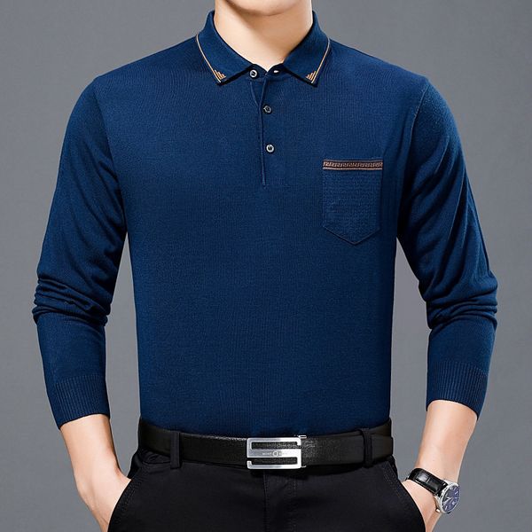 spring autumn middle-aged and elderly men's long sleeved t-shirt father's sweater loose large pocket bottomed shirt, Black
spring autumn middle-aged and elderly men's long sleeved t-shirt father's sweater loose large pocket bottomed shirt, Black