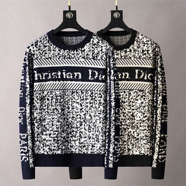 mens women sweaters high-end design fitted style warm knitted cotton blended v-neck beige black letter printing slim fit fashion, White;black
mens women sweaters high-end design fitted style warm knitted cotton blended v-neck beige black letter printing slim fit fashion, White;black