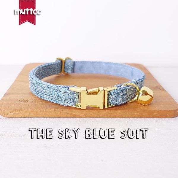 cat collars & leads 10pcs/lot muttco retail with platinum buckle collar for the sky blue suit design 2 sizes ucc071b
cat collars & leads 10pcs/lot muttco retail with platinum buckle collar for the sky blue suit design 2 sizes ucc071b