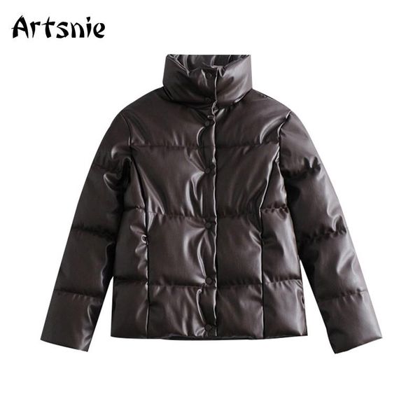 women's leather & faux artsnie winter coats women single breasted long sleeve turtleneck parkas thick warm black female chaqueta
women's leather & faux artsnie winter coats women single breasted long sleeve turtleneck parkas thick warm black female chaqueta