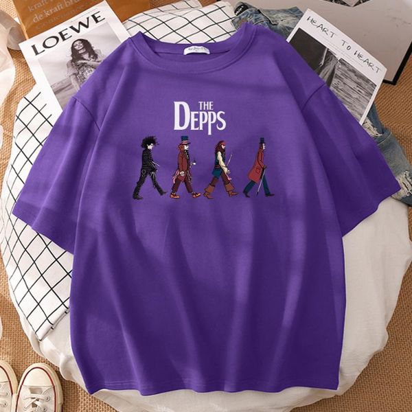 men's t-shirts cartoon character the depps printing tshirt short sleeve men clothing funny retro fashion pattern t-shirt summer street, White;black
men's t-shirts cartoon character the depps printing tshirt short sleeve men clothing funny retro fashion pattern t-shirt summer street, White;black