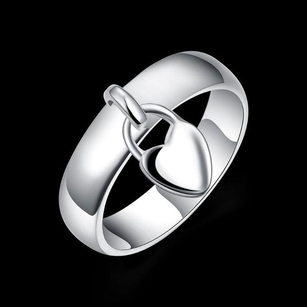 cluster rings 925 sterling silver heart lock couple ring size 6/7/8/9/10 fashion love wedding party girl valentine's day gifts fine jew, Golden;silver
cluster rings 925 sterling silver heart lock couple ring size 6/7/8/9/10 fashion love wedding party girl valentine's day gifts fine jew, Golden;silver