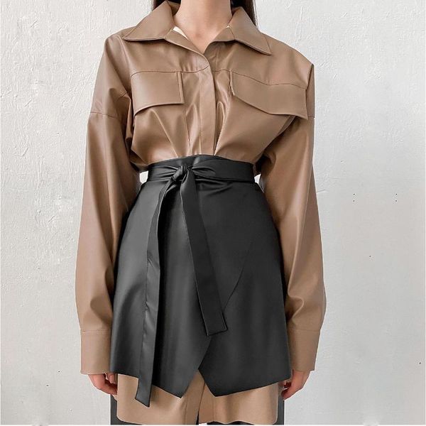skirts women's pu 2021 autumn and winter pure color strappy fashion leather skirt waist elegant high irregular cloth, Black
skirts women's pu 2021 autumn and winter pure color strappy fashion leather skirt waist elegant high irregular cloth, Black