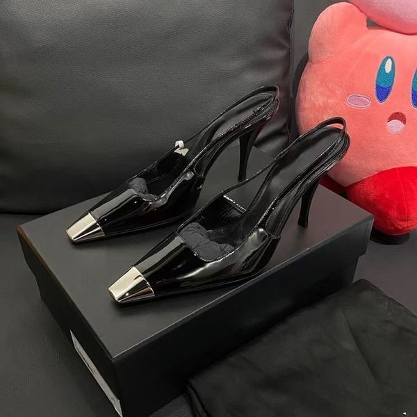 designer women high heels 6cm sandals pumps slingbacks 6 colors ladies patent leather dress single shoes mkj0001, Black
designer women high heels 6cm sandals pumps slingbacks 6 colors ladies patent leather dress single shoes mkj0001, Black