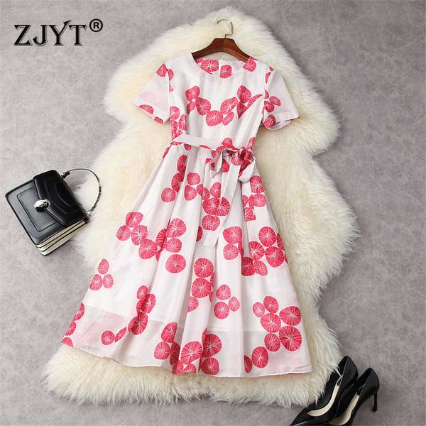fashion women summer runway designers floral print midi dress party cocktail robe femme elegant lady sweet aline vestidos 210601, Black;gray
fashion women summer runway designers floral print midi dress party cocktail robe femme elegant lady sweet aline vestidos 210601, Black;gray