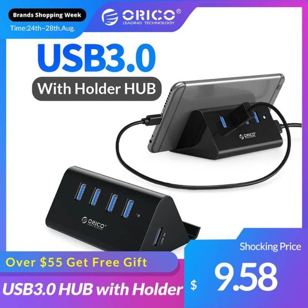 hubs orico 5gbps high speed mini 4 ports usb3.0 hub splitter for desklapwith stand holder phone tablet pc - black / white
hubs orico 5gbps high speed mini 4 ports usb3.0 hub splitter for desklapwith stand holder phone tablet pc - black / white