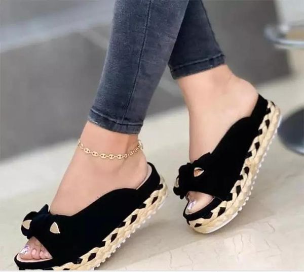 fashion woman platform flip flops women woven thick sole slippers2021 summer genuine leather slipper high heel shoes slippers, Black
fashion woman platform flip flops women woven thick sole slippers2021 summer genuine leather slipper high heel shoes slippers, Black