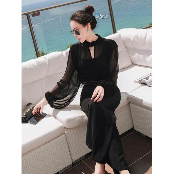 women's two piece pants summer suits set fashion chiffon mesh blouse shirt + long legs pant ladies elegant pieces suit, White
women's two piece pants summer suits set fashion chiffon mesh blouse shirt + long legs pant ladies elegant pieces suit, White