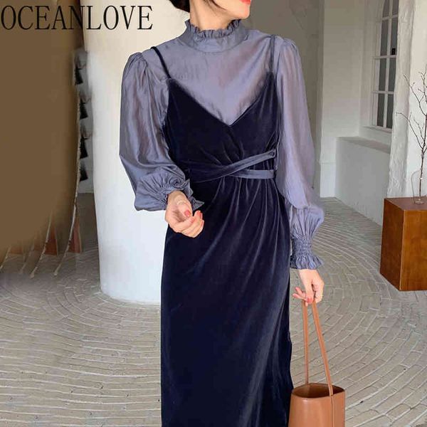 fake 2 pcs velvet dress for women clothes korean vintage fashion flare sleeve autumn vestidos winter long dresse 18999 210415, Black;gray
fake 2 pcs velvet dress for women clothes korean vintage fashion flare sleeve autumn vestidos winter long dresse 18999 210415, Black;gray