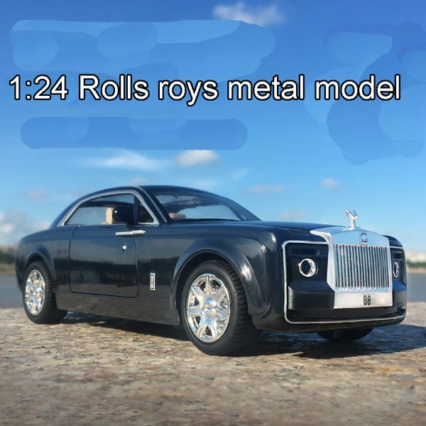 124 high simulation alloy luxury sports car model rolls-royce sweptail metal model diecast with sound and light pull back toys
124 high simulation alloy luxury sports car model rolls-royce sweptail metal model diecast with sound and light pull back toys