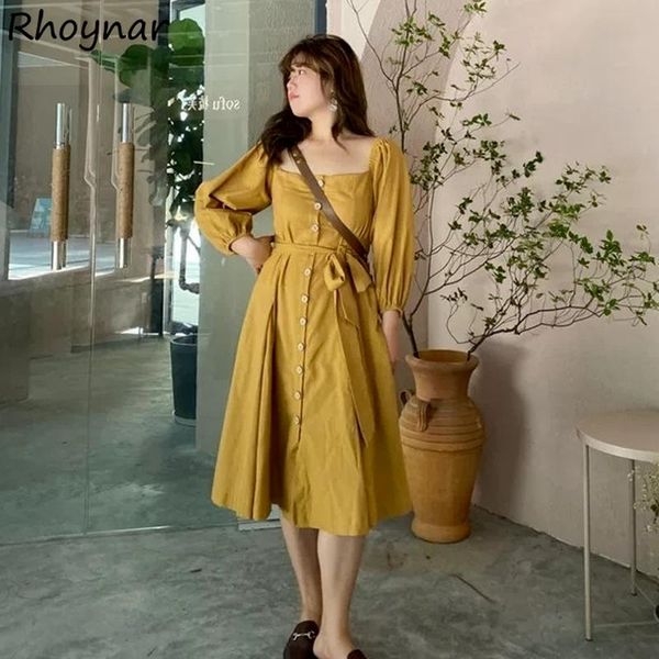 casual dresses dress women oversize square collar ginger french style mid-calf single breasted sashes ins fashion mujer breathable, Black;gray
casual dresses dress women oversize square collar ginger french style mid-calf single breasted sashes ins fashion mujer breathable, Black;gray