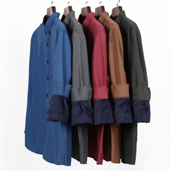 oversized button up shirt 5xl 8xl 2021 winter fleece warm casual loose fat men dress flannel men's shirts, White;black
oversized button up shirt 5xl 8xl 2021 winter fleece warm casual loose fat men dress flannel men's shirts, White;black