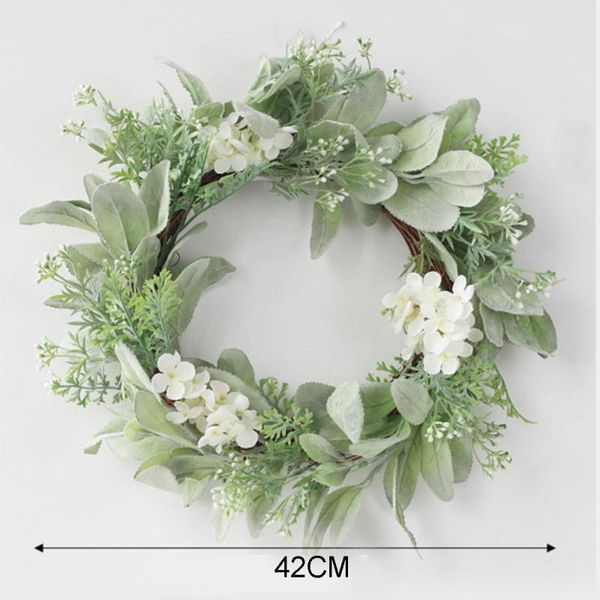 decorative flowers & wreaths wedding flower front door artificial wreath with green leaves wall home decor
decorative flowers & wreaths wedding flower front door artificial wreath with green leaves wall home decor