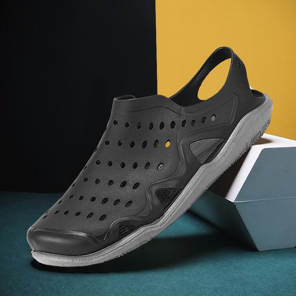 sandals men slip on beach 2021 summer mens jelly shoes outdoor casual comfortable hole shoe high quality, Black
sandals men slip on beach 2021 summer mens jelly shoes outdoor casual comfortable hole shoe high quality, Black