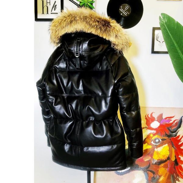men's jackets red big size super warm mens genuine sheep leather 90% duck feather jacket long n3b coat xf2s, Black;brown
men's jackets red big size super warm mens genuine sheep leather 90% duck feather jacket long n3b coat xf2s, Black;brown