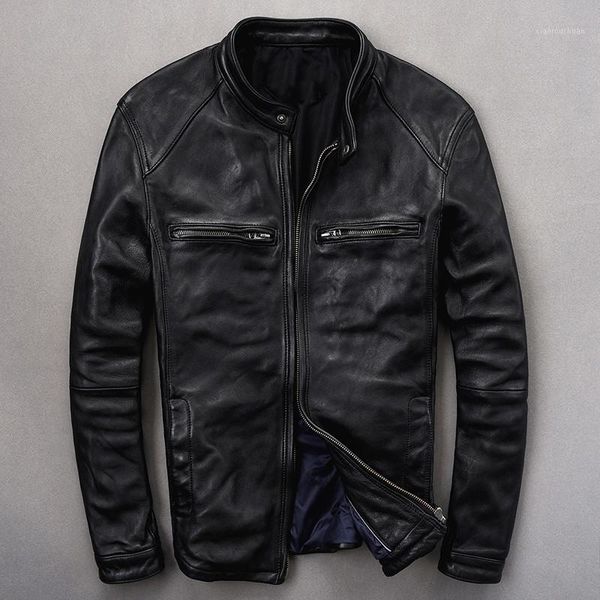 men's leather & faux 2021 black men smart casual jacket plus size xxxl genuine thin sheepskin autumn slim fit fashion coat
men's leather & faux 2021 black men smart casual jacket plus size xxxl genuine thin sheepskin autumn slim fit fashion coat