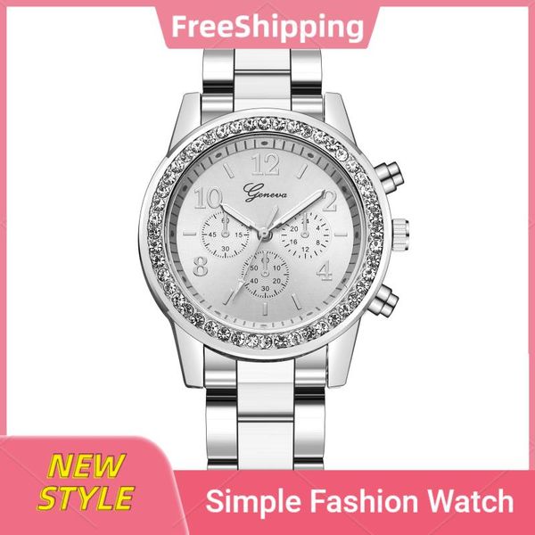 wristwatches mens quartz wristwatch men relogio masculino casual stainless steel band women diamonds rhinestone watch, Slivery;brown
wristwatches mens quartz wristwatch men relogio masculino casual stainless steel band women diamonds rhinestone watch, Slivery;brown