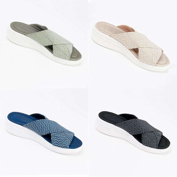 women flat slides fashion thick bottom slipper peep-toe mules girl sandals flip flops summer knit wide cross-over straps shoes g001, Black
women flat slides fashion thick bottom slipper peep-toe mules girl sandals flip flops summer knit wide cross-over straps shoes g001, Black