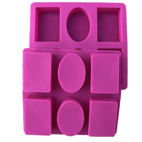 craft tools 6 cavity rectangle oval silicone soap mold handmade forms carved mould for home bathroom flower making g0m0
craft tools 6 cavity rectangle oval silicone soap mold handmade forms carved mould for home bathroom flower making g0m0