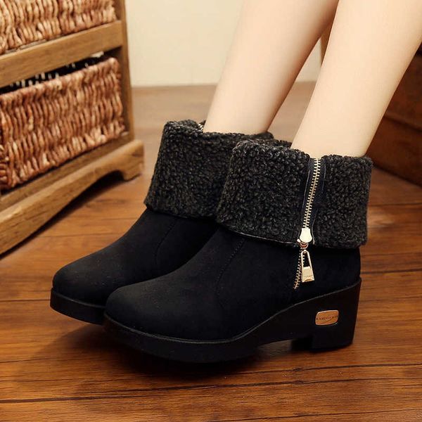 xinqing 2021 winter high tube cotton boots square heel thickened warm shoes side zipper cuffed snow women, Black
xinqing 2021 winter high tube cotton boots square heel thickened warm shoes side zipper cuffed snow women, Black