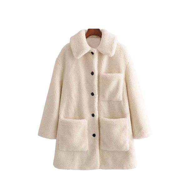 causal women grain cashmere overcoats winter fashion ladies solid soft outercoat streetwear female pocket long thick coat 210427, Black
causal women grain cashmere overcoats winter fashion ladies solid soft outercoat streetwear female pocket long thick coat 210427, Black