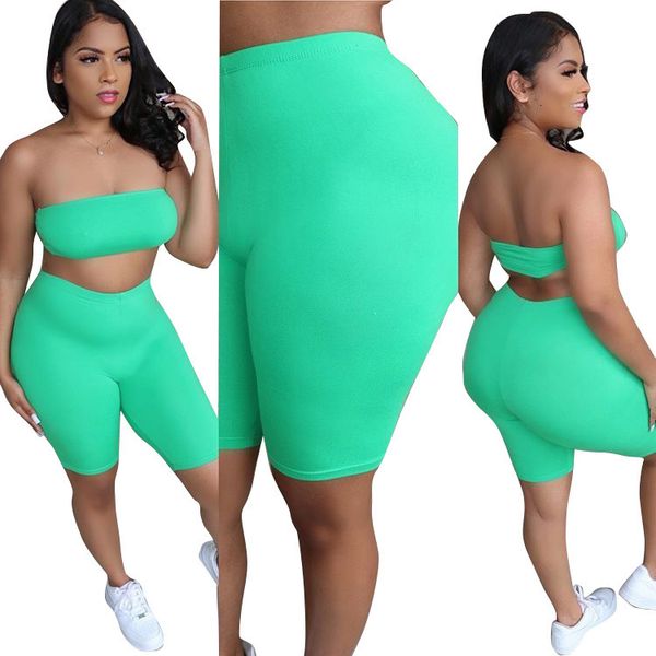 summer test two pieces sets strapless neck sleeveless cropped + shorts fashion lady tracksuits arrivals, Gray
summer test two pieces sets strapless neck sleeveless cropped + shorts fashion lady tracksuits arrivals, Gray