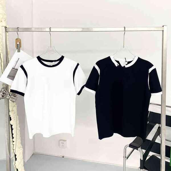 summer new c color block couple short sleeve t-shirt fashion commuting trend 010608 clothing sale, White
summer new c color block couple short sleeve t-shirt fashion commuting trend 010608 clothing sale, White