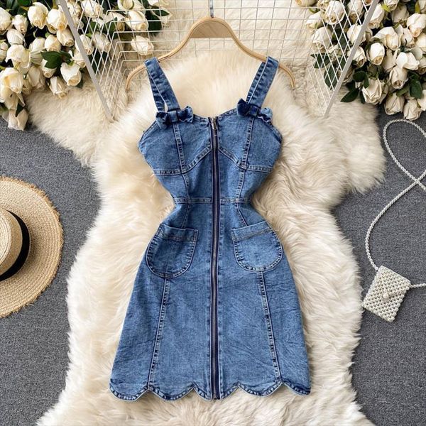 vintage a line retro women dresses summer strapless zipper slim bag hip denim fashion casual suspender mini vestido, Black;gray
vintage a line retro women dresses summer strapless zipper slim bag hip denim fashion casual suspender mini vestido, Black;gray