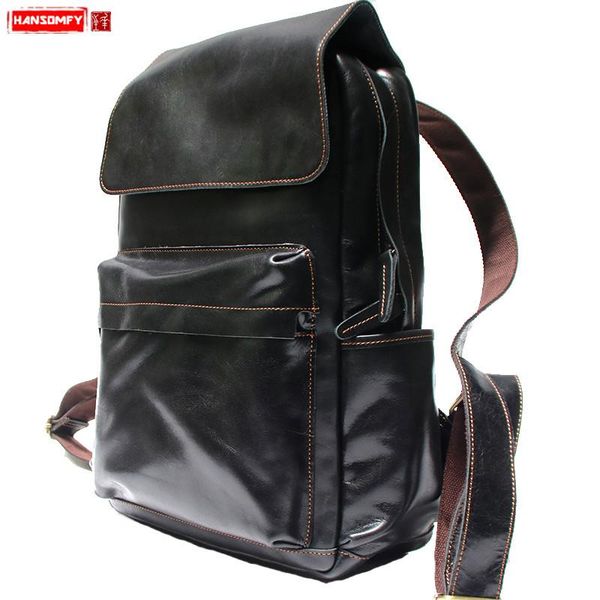 backpack genuine leather men backpacks retro and women 15 inch lapshoulder bag male black travel bags crazy horse solid
backpack genuine leather men backpacks retro and women 15 inch lapshoulder bag male black travel bags crazy horse solid