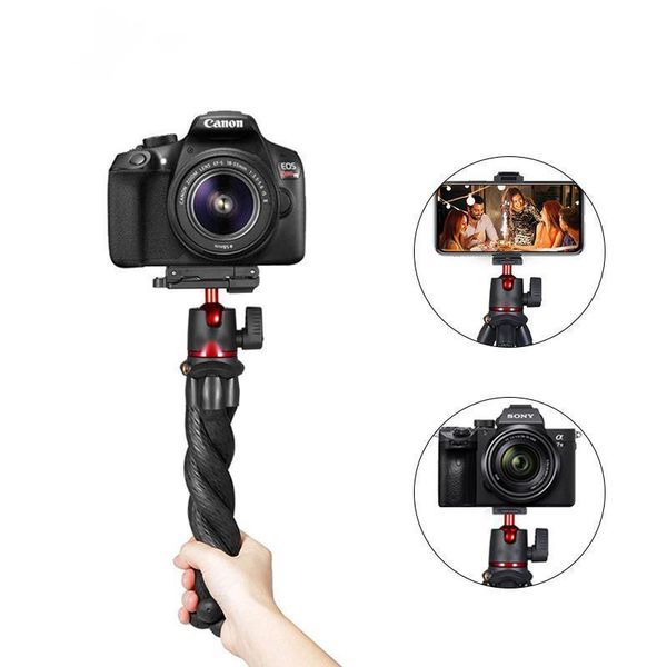 cell phone mounts & holders mt-11flexible ocs tripod smartphone dslr slr vlog travel portable 2 in 1 extend 1/4 screw for magic arm cell phone mounts & holders mt-11flexible ocs tripod smartphone dslr slr vlog travel portable 2 in 1 extend 1/4 screw for magic arm