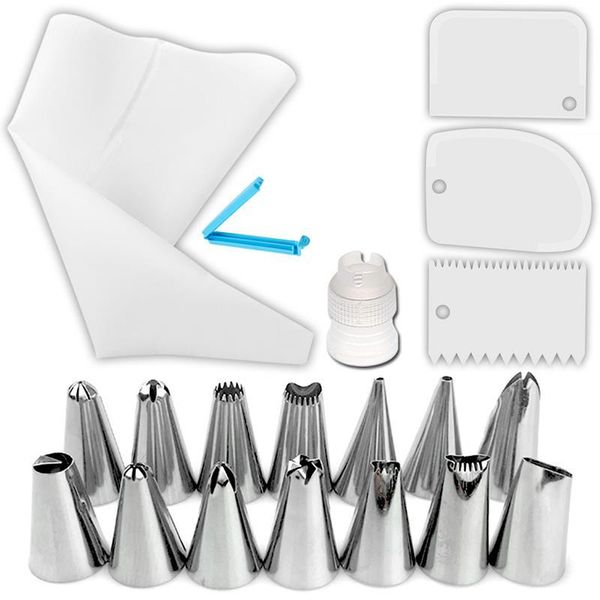 pcs/set silicone pastry bag tips kitchen diy icing piping cream reusable bags +14 nozzle set cake decorating tools baking &
pcs/set silicone pastry bag tips kitchen diy icing piping cream reusable bags +14 nozzle set cake decorating tools baking &