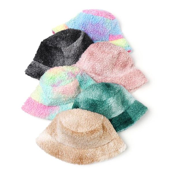 wide brim hats winter women plush bucket rainbow tie dye fisherman caps thicken warm dome female casual fashion shopping beanies, Blue;gray
wide brim hats winter women plush bucket rainbow tie dye fisherman caps thicken warm dome female casual fashion shopping beanies, Blue;gray