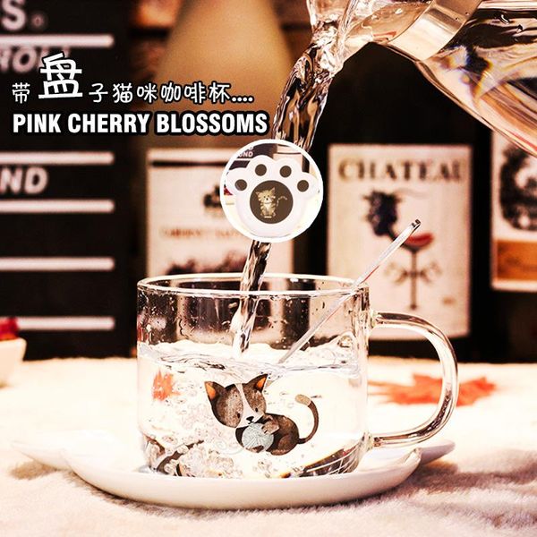 mugs yjbd cup coffee clear glass office lady with spoon dish tray cat heat resistant lovely web celebrity milk
mugs yjbd cup coffee clear glass office lady with spoon dish tray cat heat resistant lovely web celebrity milk
