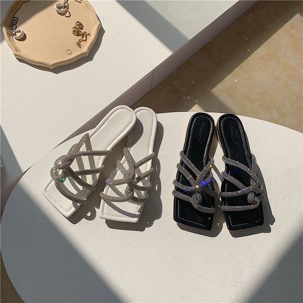 fashion women slippers slides flats open toe hollow flats summer beach shoes pumps black/white bling slippers pumps 210513
fashion women slippers slides flats open toe hollow flats summer beach shoes pumps black/white bling slippers pumps 210513