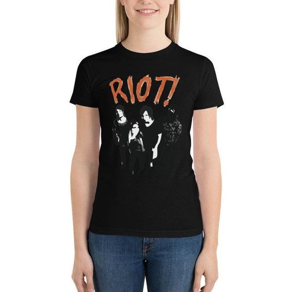 women's t-shirt band riot t shirt music rock cotton street style short sleeve pattern o neck kawaii womens tee oversized, White
women's t-shirt band riot t shirt music rock cotton street style short sleeve pattern o neck kawaii womens tee oversized, White