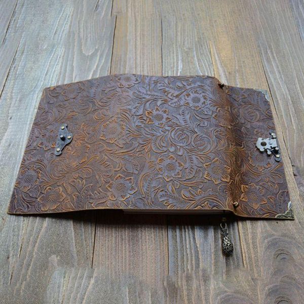 embossed pattern soft leather travel notebook with lock key diary notepad kraft w8ed notepads, Purple;pink
embossed pattern soft leather travel notebook with lock key diary notepad kraft w8ed notepads, Purple;pink