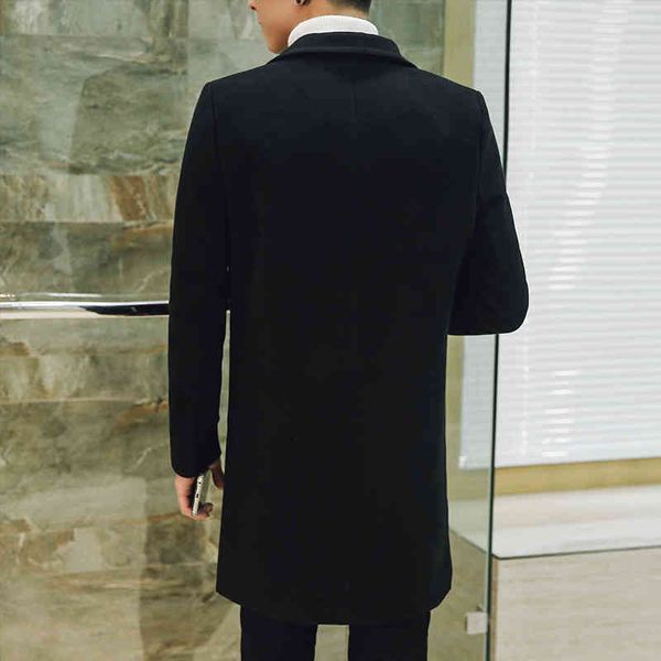 men's wool & blends long jacket men large size 5xl pure color mens jackets and coats fashion casual slim fit 9ypx, Black
men's wool & blends long jacket men large size 5xl pure color mens jackets and coats fashion casual slim fit 9ypx, Black