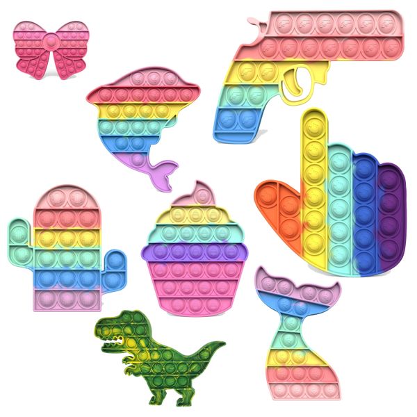 dhl ship 2021 latest rinbow fidget toys party gifts push bubble anti-stress soft sensory reusable squeeze toys
dhl ship 2021 latest rinbow fidget toys party gifts push bubble anti-stress soft sensory reusable squeeze toys