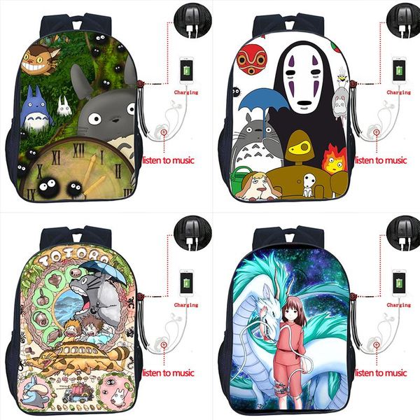 backpack totoro usb charge cartoons boys girls students book knapsack fashion travel bags spirited away schoolbag
backpack totoro usb charge cartoons boys girls students book knapsack fashion travel bags spirited away schoolbag