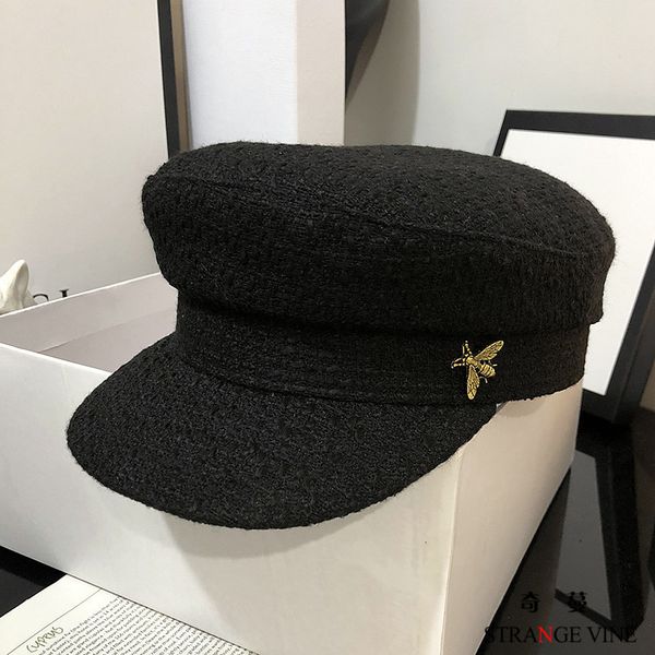 2022 new female bee octagonal british painter's cap navy duck tongue trendy newsboy's hat, Yellow
2022 new female bee octagonal british painter's cap navy duck tongue trendy newsboy's hat, Yellow