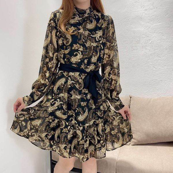 factoryia1d new spring small and style summer floral 2021 lapel pullover long sleeve fashion dress, White;black
factoryia1d new spring small and style summer floral 2021 lapel pullover long sleeve fashion dress, White;black