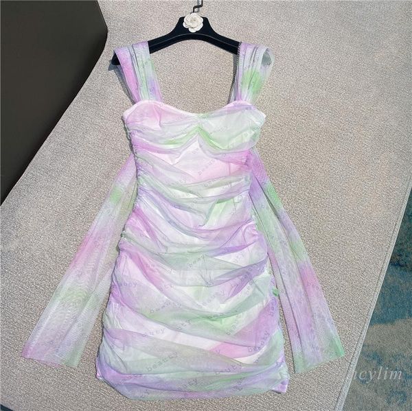 casual dresses strap dress women 2021 summer korean elegant rainbow printing tassel rhinestone chain mesh female outfits holiday, Black;gray
casual dresses strap dress women 2021 summer korean elegant rainbow printing tassel rhinestone chain mesh female outfits holiday, Black;gray