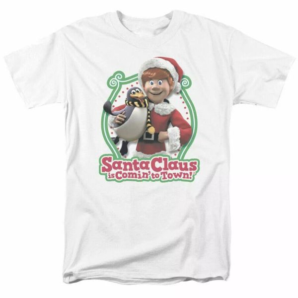 Santa Claus Is Comin To Town Penguin T Shirt Mens Licensed Christmas Movie White, White;black
Santa Claus Is Comin To Town Penguin T Shirt Mens Licensed Christmas Movie White, White;black