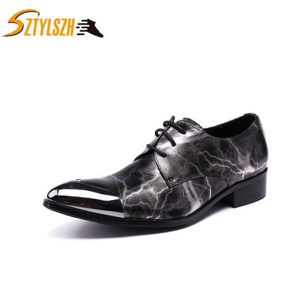 dress shoes men's classic business fashion man retro genuine leather lace-up wedding social sapato male, Black
dress shoes men's classic business fashion man retro genuine leather lace-up wedding social sapato male, Black