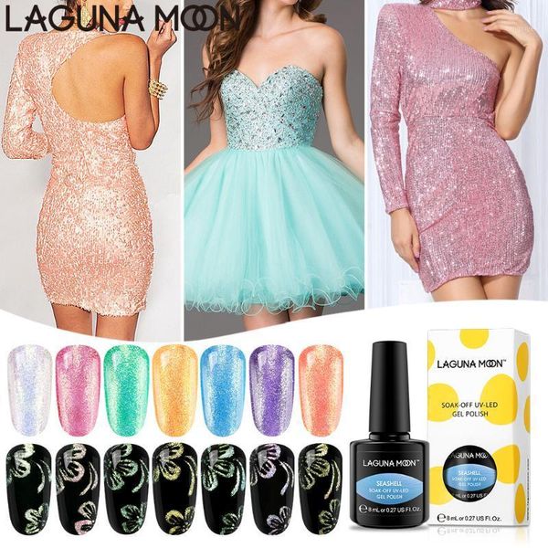 lagunamoon mermaid color gel nail polish uv led glitter pearl soak off long lasting lacquer varnish esmalte 8ml1, Red;pink
lagunamoon mermaid color gel nail polish uv led glitter pearl soak off long lasting lacquer varnish esmalte 8ml1, Red;pink