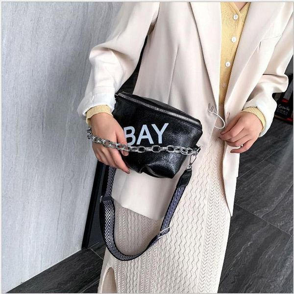 spring 2021 women's bag zipper shoulder pu leather fashion trend messenger solid color waist wide sho bags
spring 2021 women's bag zipper shoulder pu leather fashion trend messenger solid color waist wide sho bags
